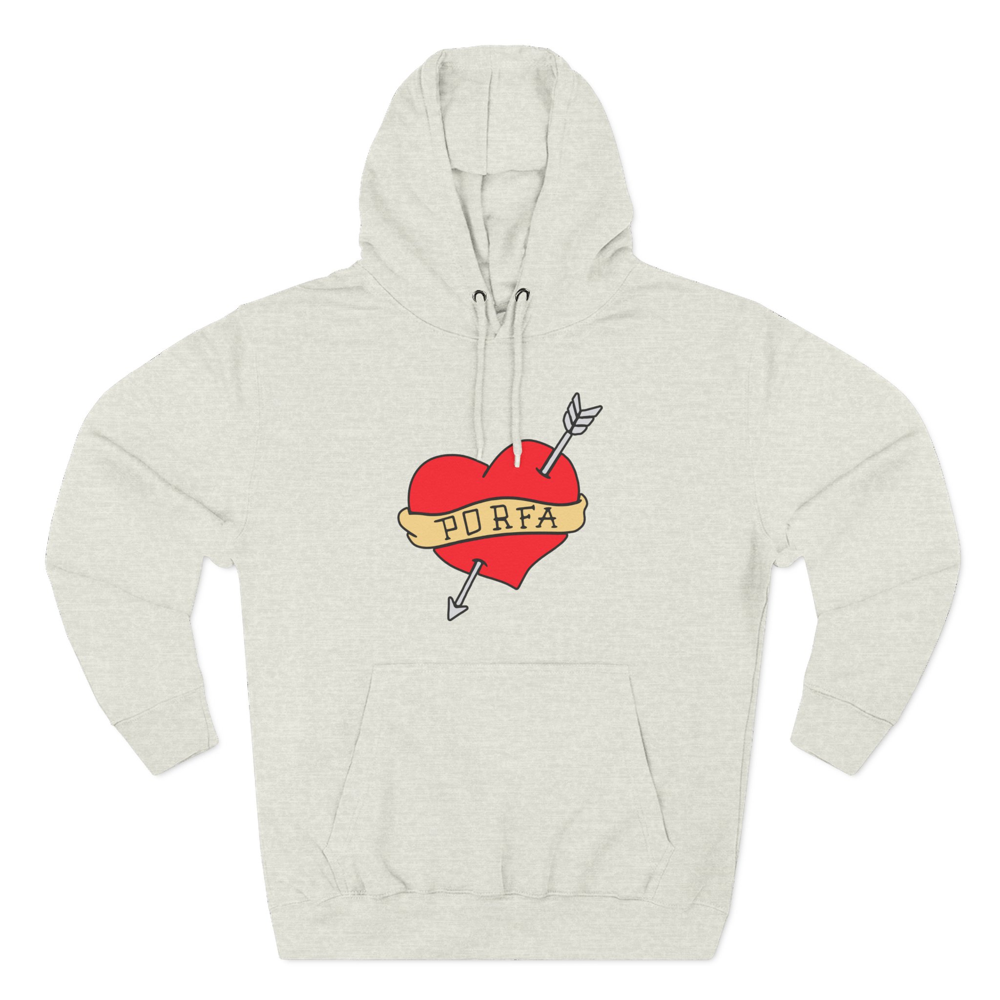 Porfa Lovestruck Three-Panel Fleece Hoodie