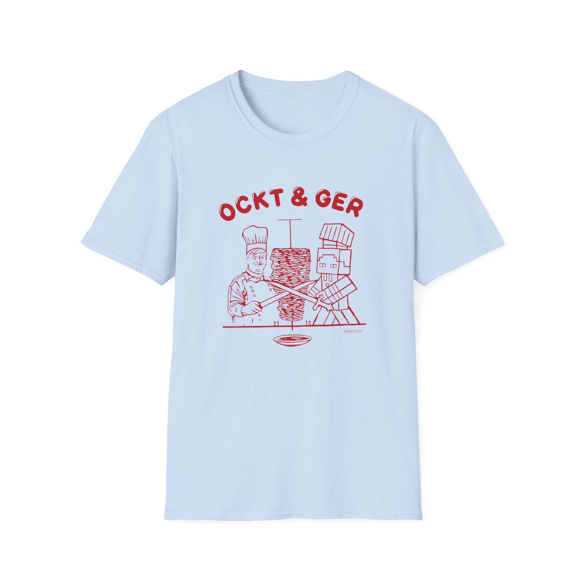 Papaplatte OCKT & GER Unisex Softstyle T-Shirt