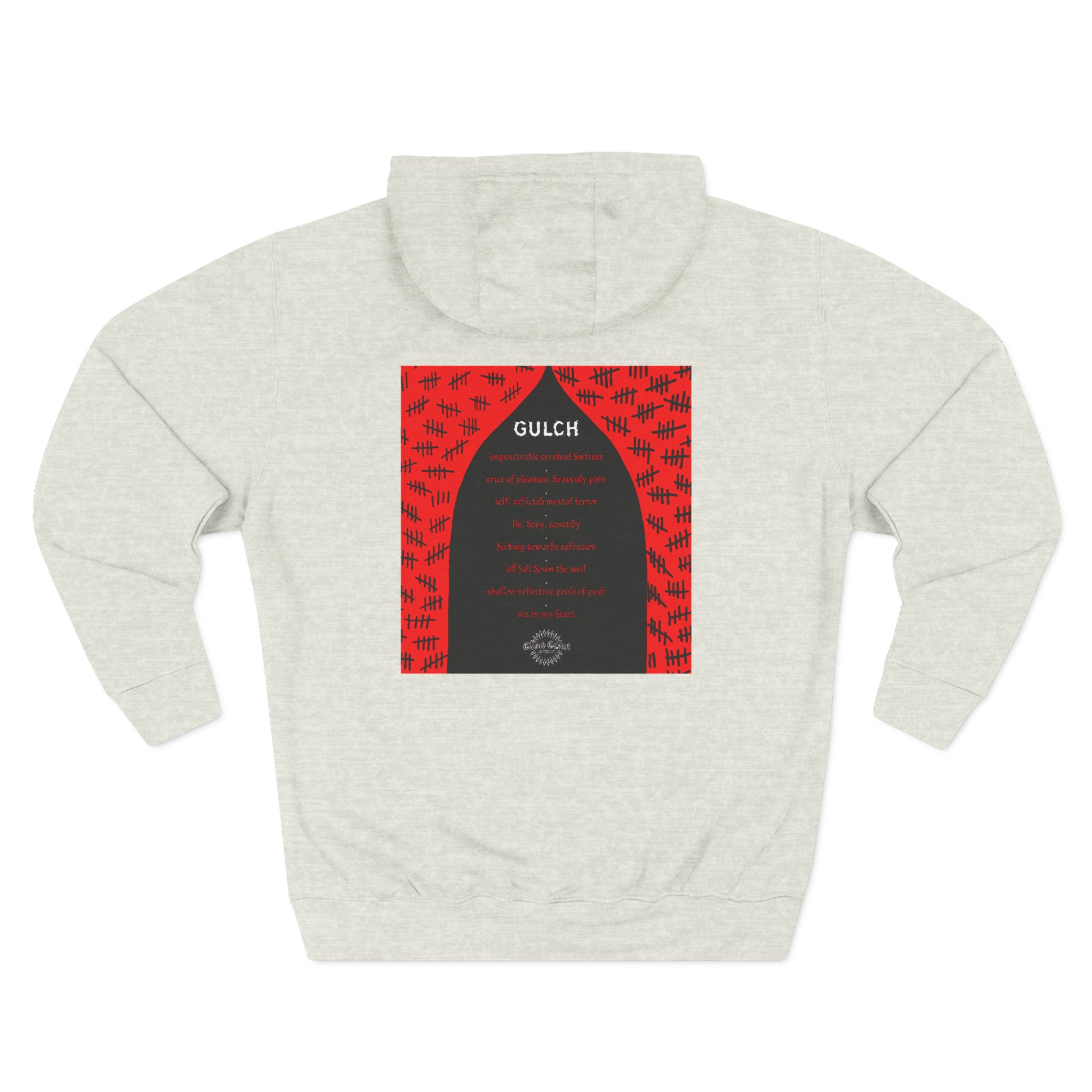 Gulch - Impenetrable Cerebral Fortress Three-Panel Fleece Hoodie