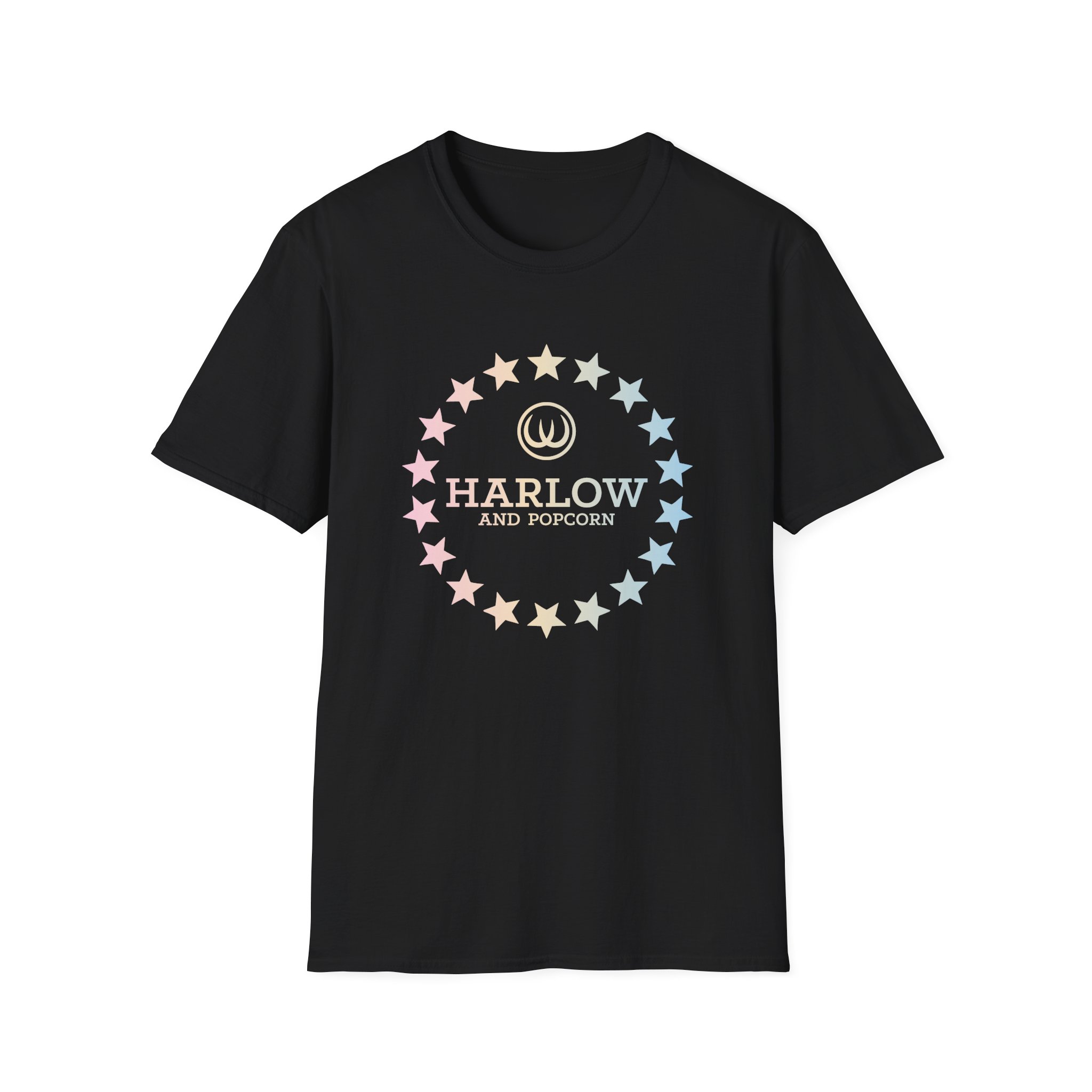 Harlow and Popcorn Unisex Softstyle T-Shirt