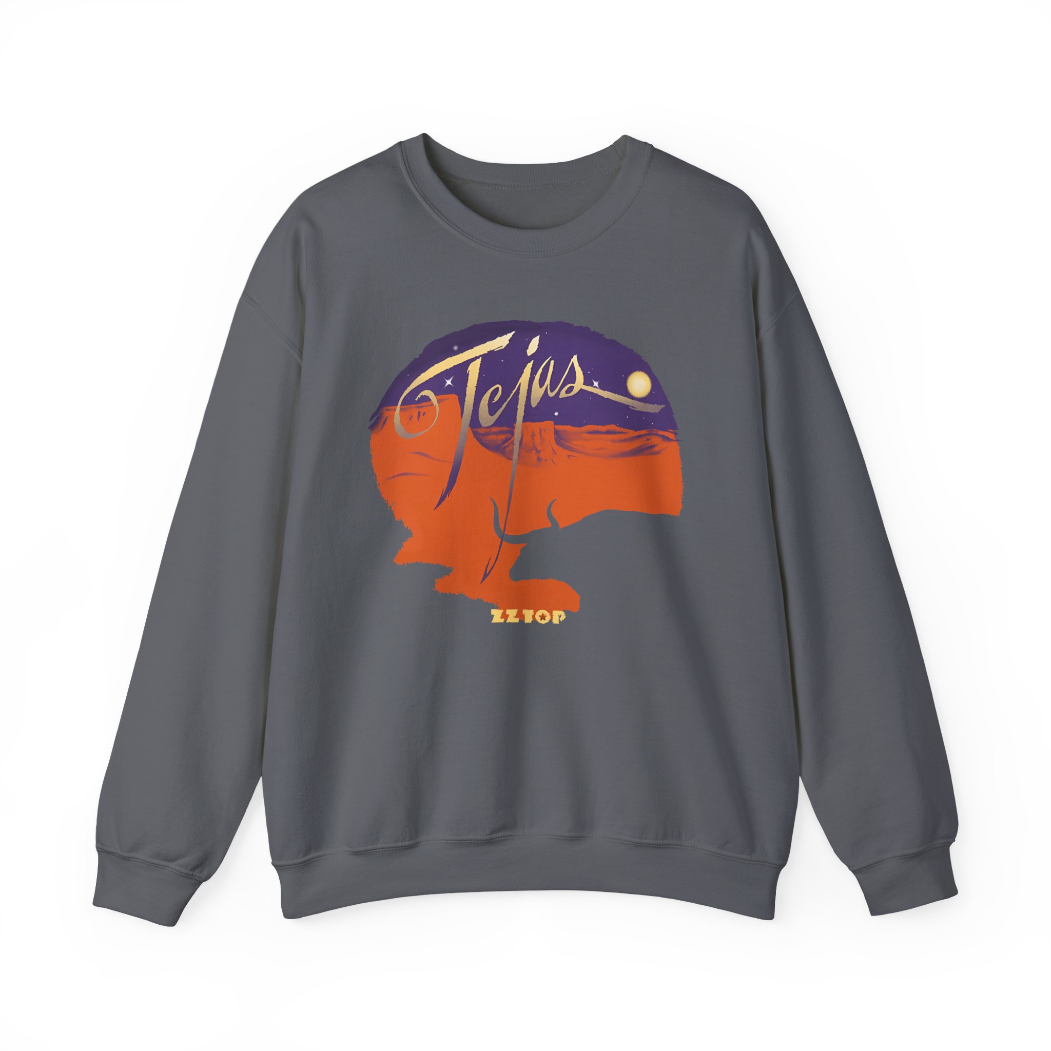 Zz Top Tejas Unisex Heavy Blendâ„¢ Crewneck Sweatshirt