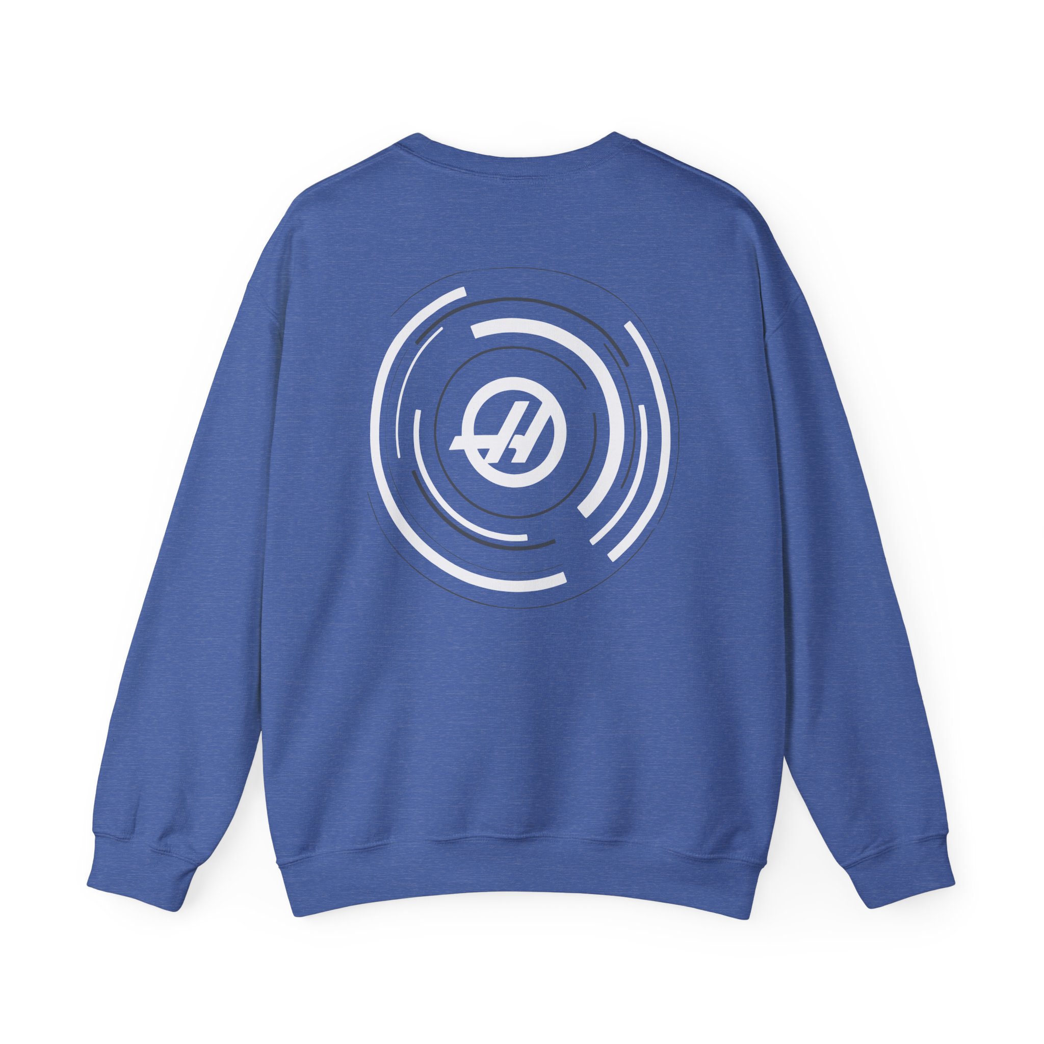 Haas F1 Dynamic Roundel Unisex Heavy Blendâ„¢ Crewneck Sweatshirt