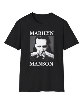 Marilyn Manson Fists Amplified Unisex Softstyle T-Shirt