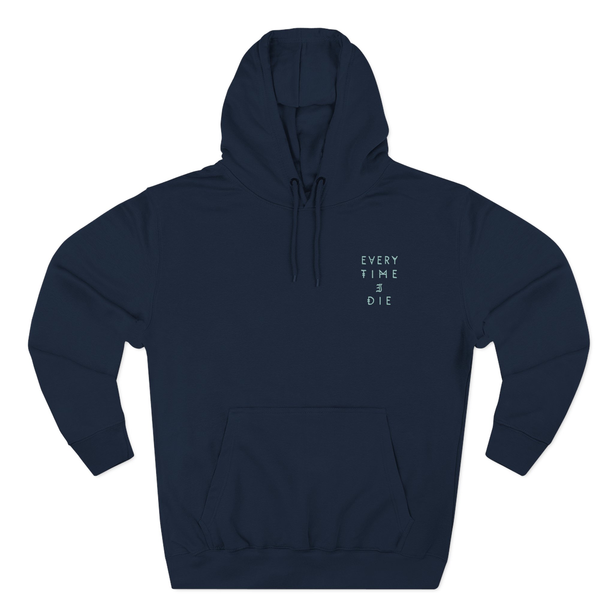 Every Time I Die Fpu Pigment Dyed Three-panel Fleece Hoodie