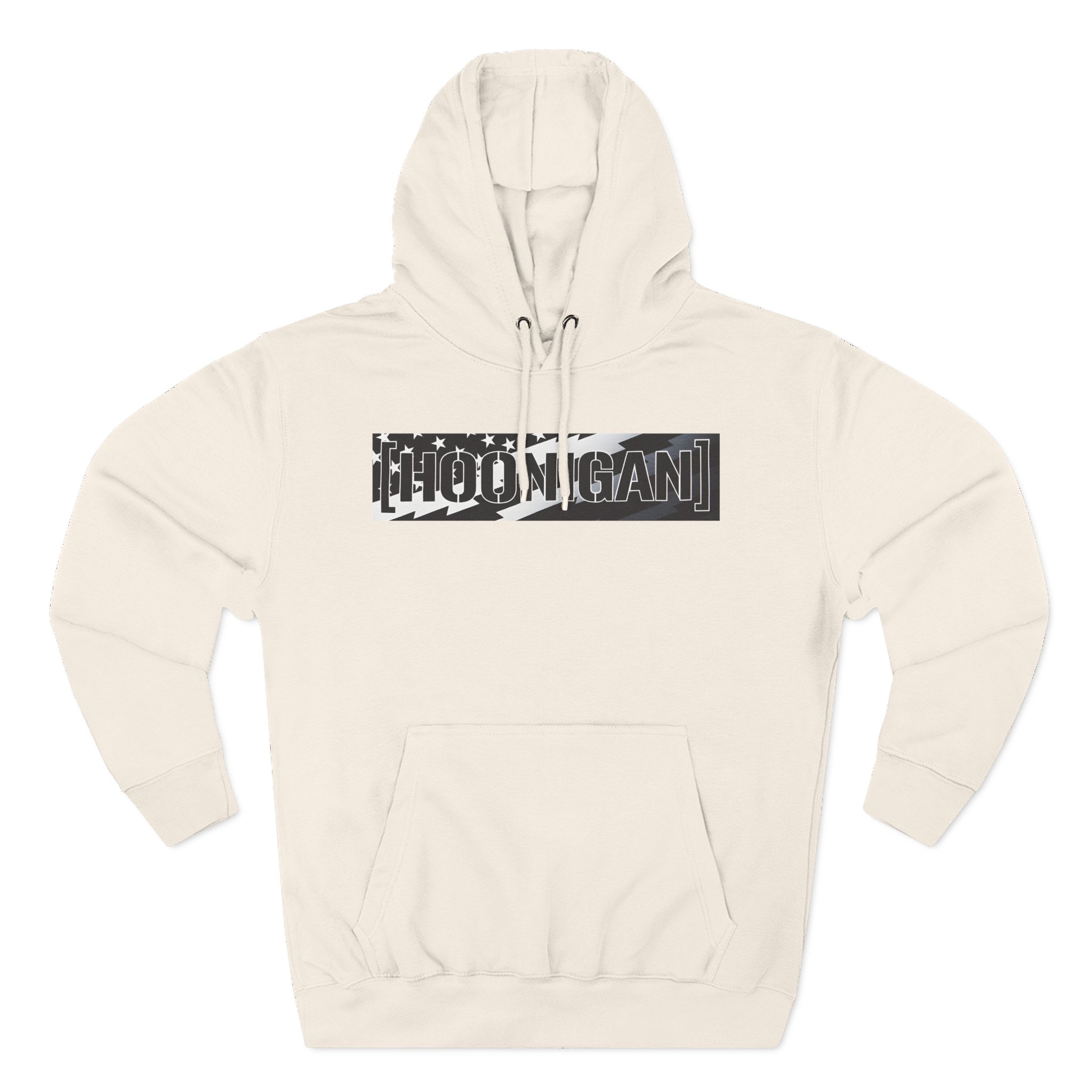 Ken Block Hoonigan Stars & Stripes Censor Bar Three-Panel Fleece Hoodie