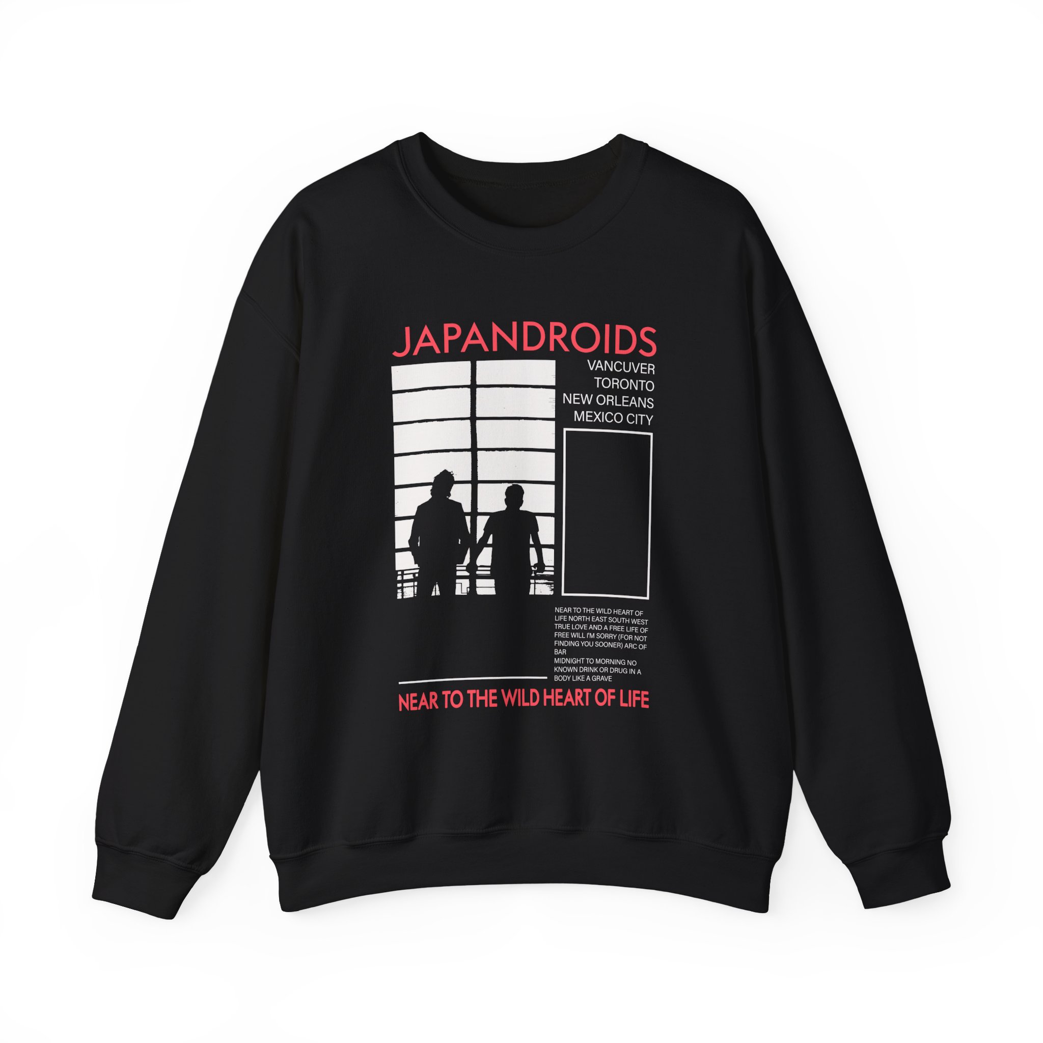 Japandroids Unisex Heavy Blendâ„¢ Crewneck Sweatshirt