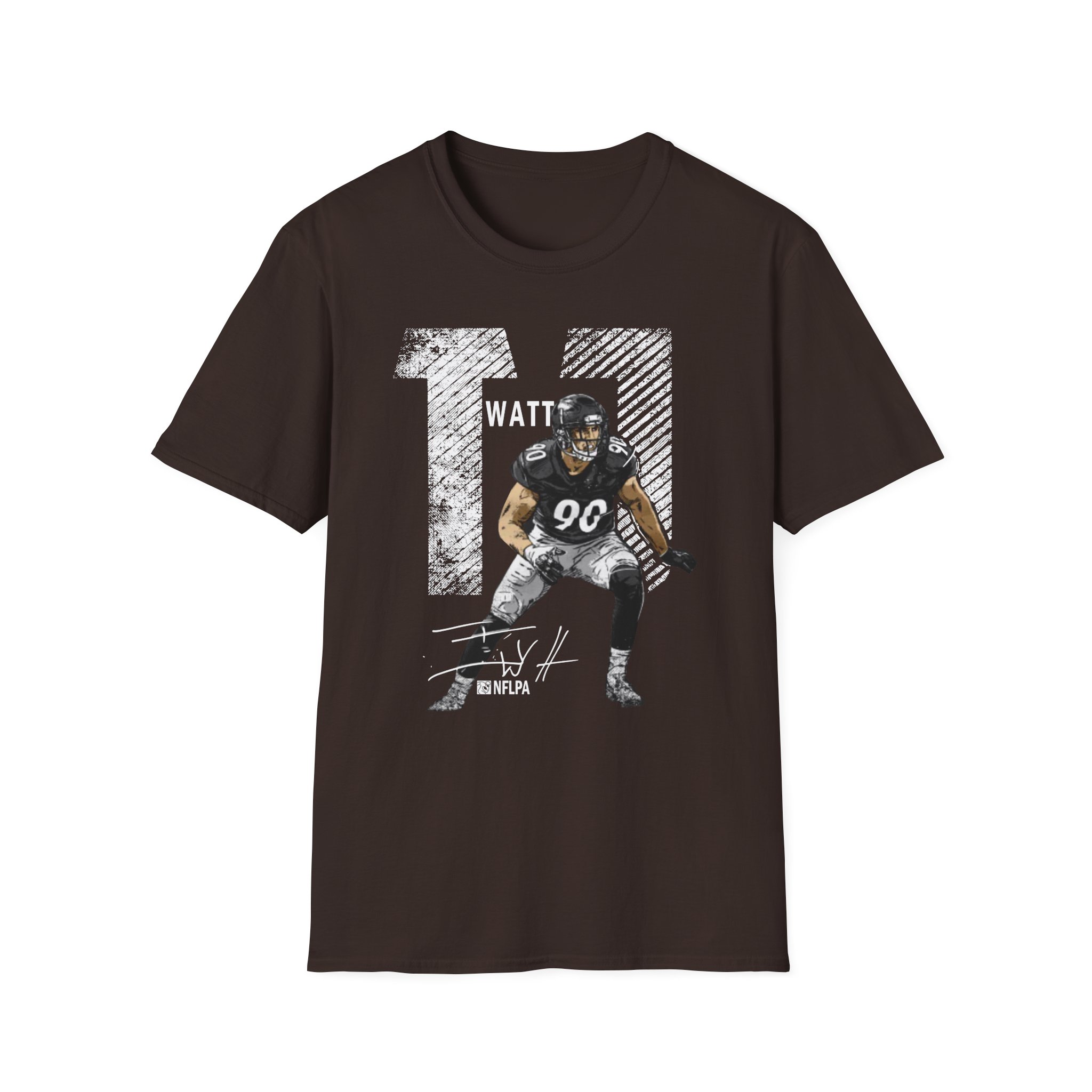 Tj Watt Mega Bold Unisex Softstyle T-Shirt