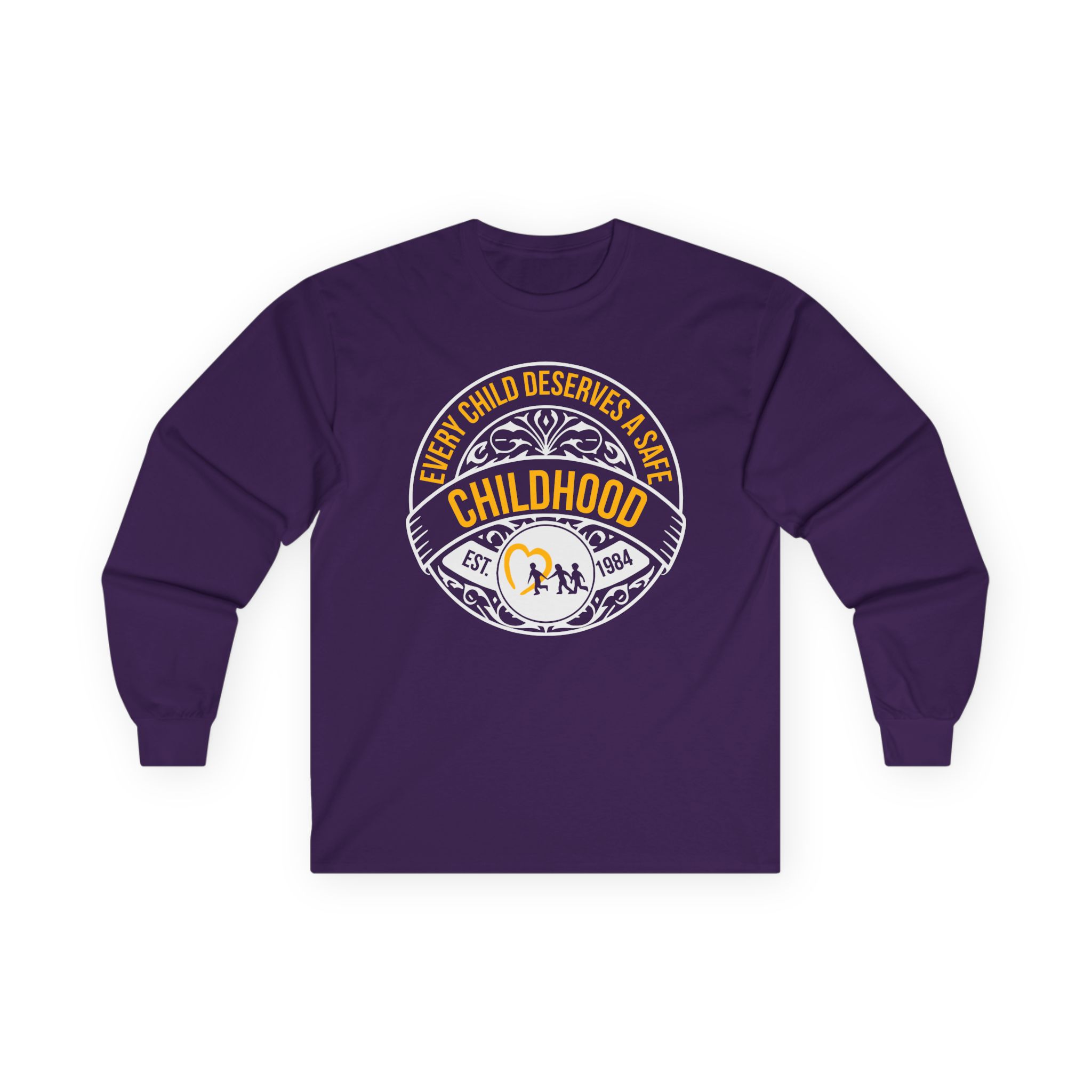 Kendall Rae Every Child Deserves a Safe Childhood Charity Unisex Ultra Cotton Long Sleeve Tee