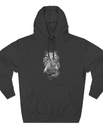 Signs of the Swarm Three-Panel Fleece Hoodie