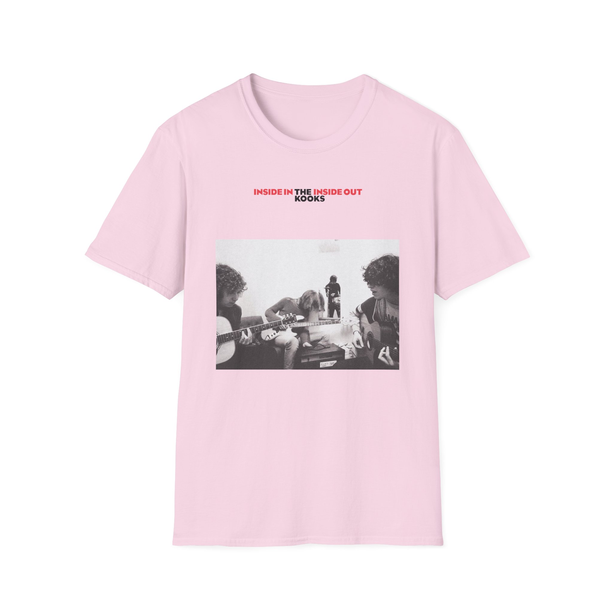 The Kooks Inside In inside Out Album Cover Unisex Softstyle T-Shirt