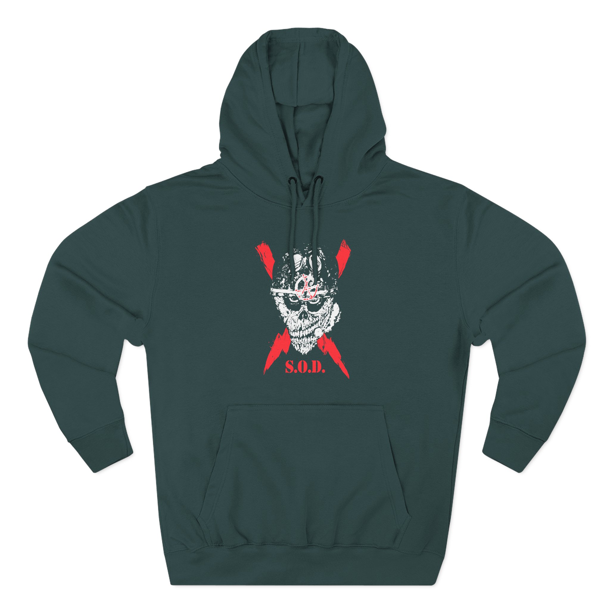 Stormtroopers of Death Plastic Head Three-Panel Fleece Hoodie