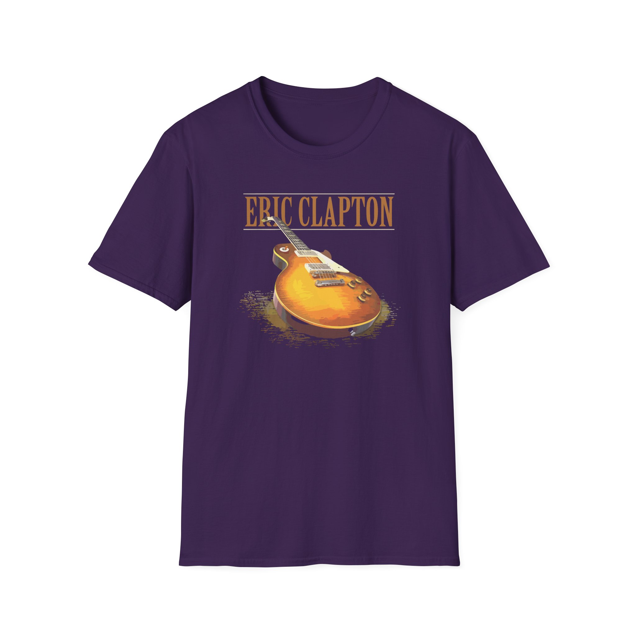 Eric Clapton 3d Guitar Unisex Softstyle T-Shirt