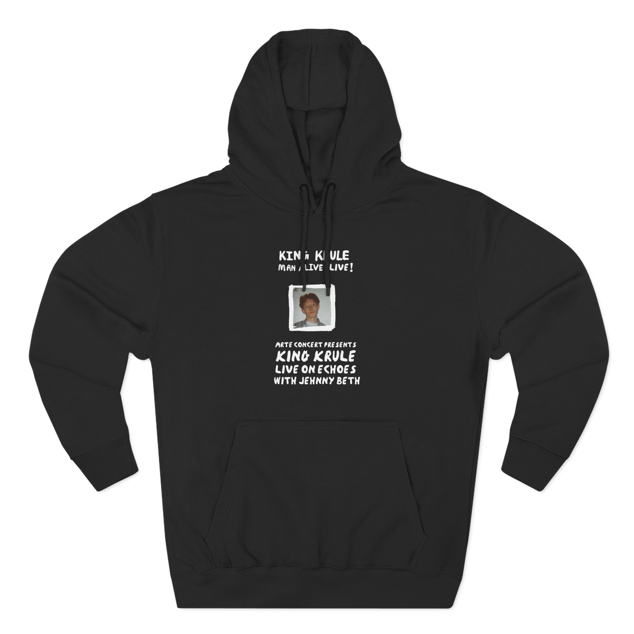 King Krule Three-Panel Fleece Hoodie