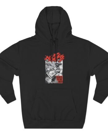 Nasty Slaves to the Rich Three-Panel Fleece Hoodie