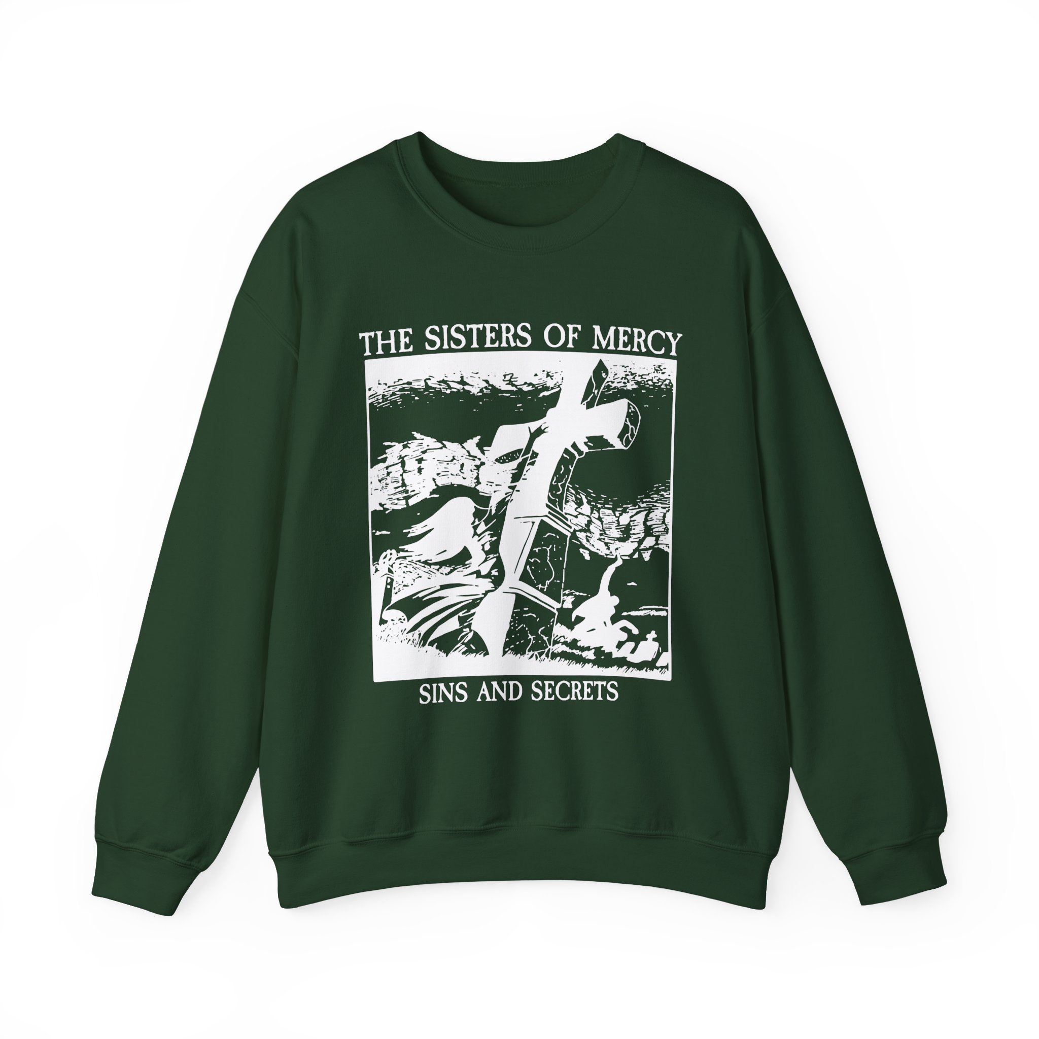 The Sisters Of Mercy Sins And Secrets Unisex Heavy Blendâ„¢ Crewneck Sweatshirt