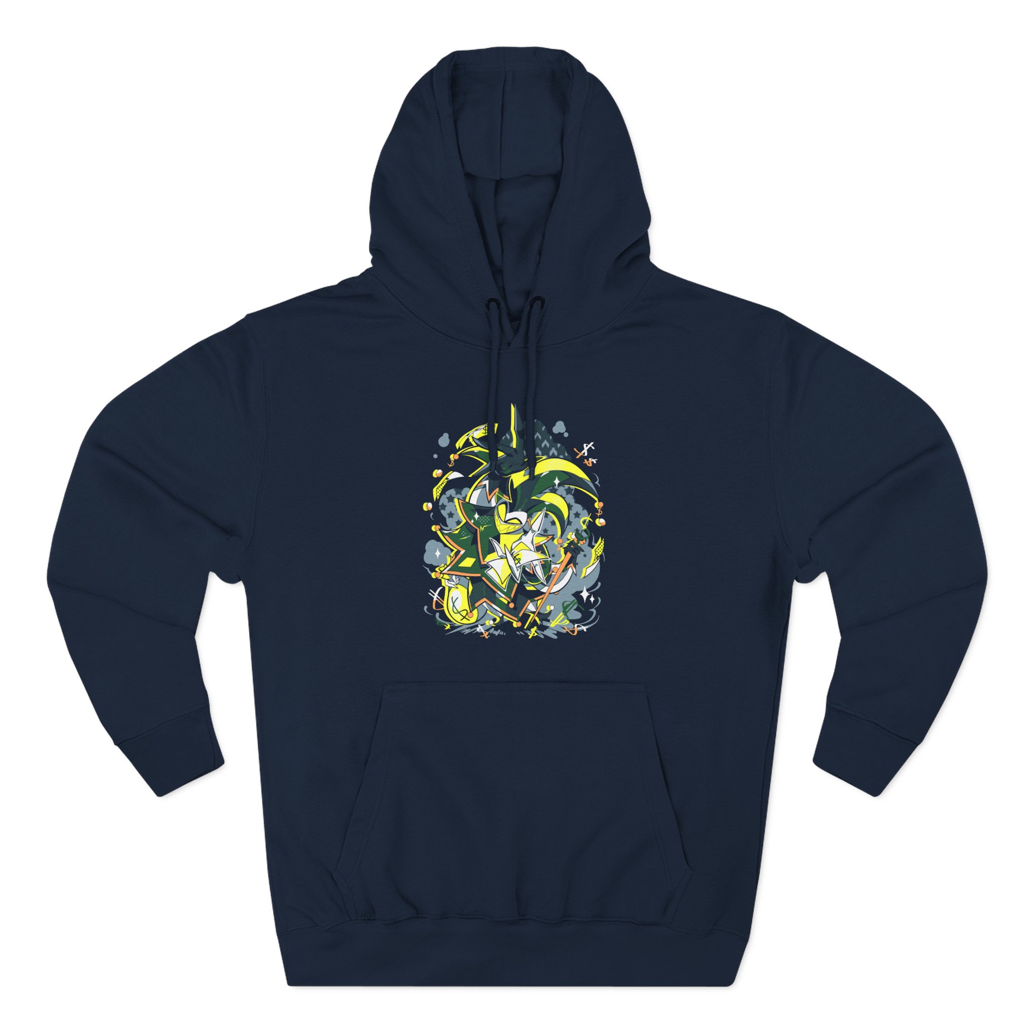 Vivziepop Mammon Three-Panel Fleece Hoodie