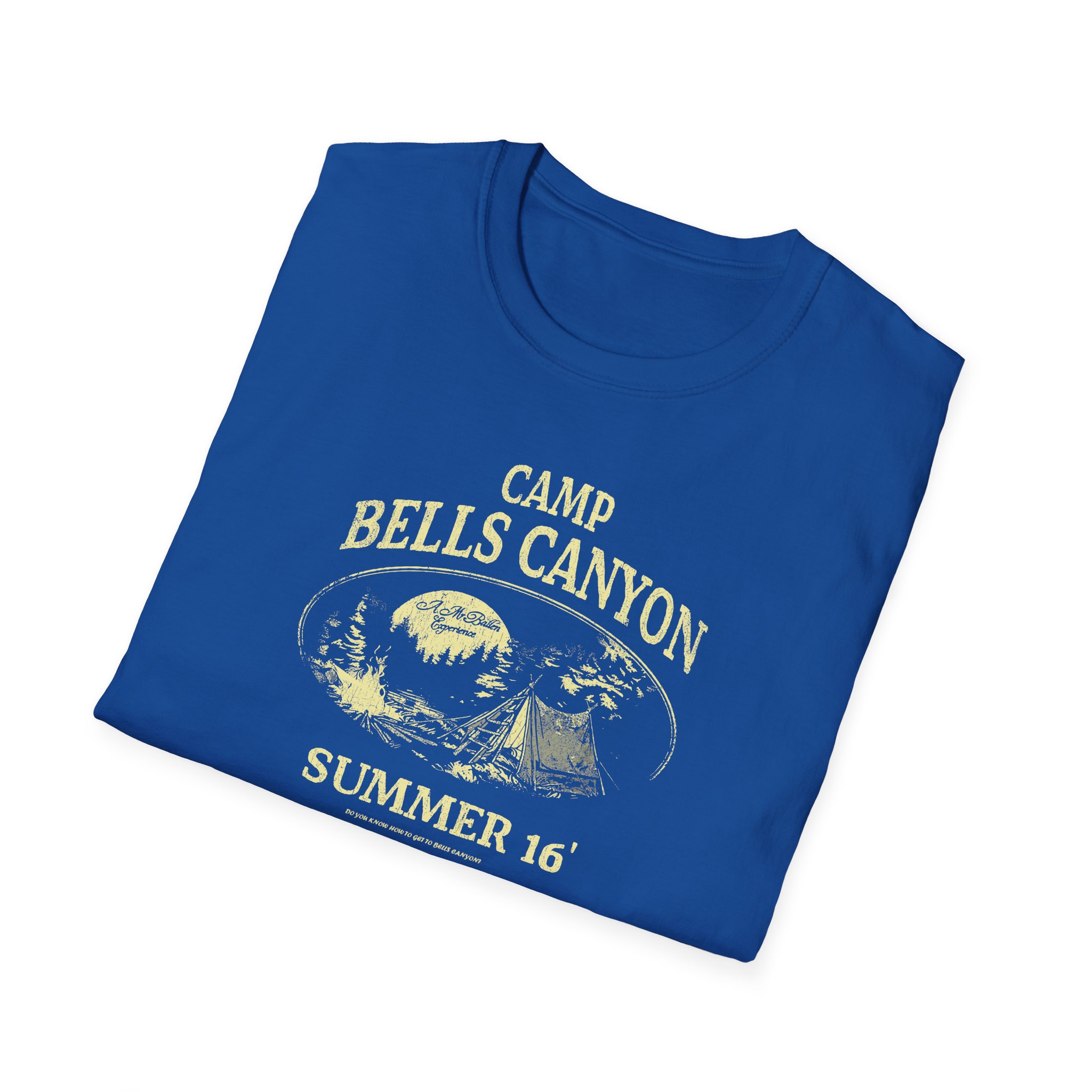 Mrballen Bells Canyon Distressed Unisex Softstyle T-Shirt