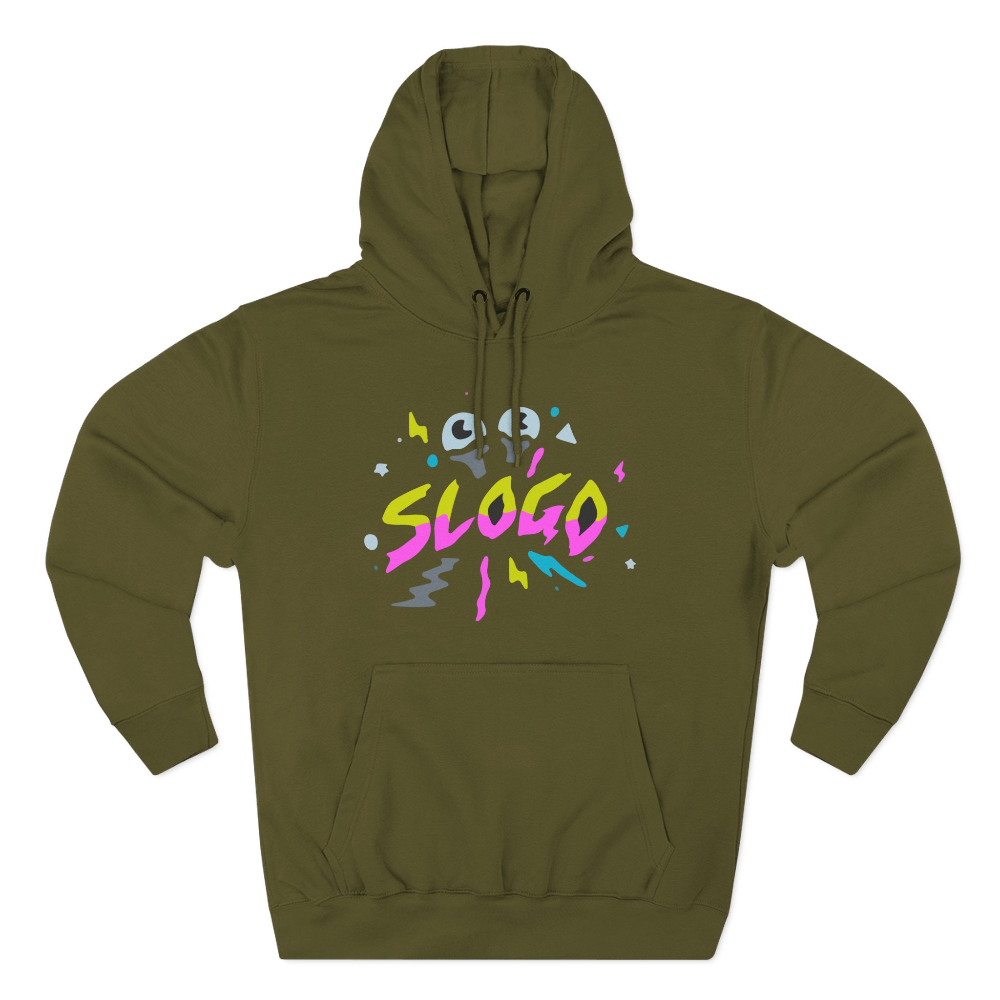 Slogoman Rad Three-Panel Fleece Hoodie