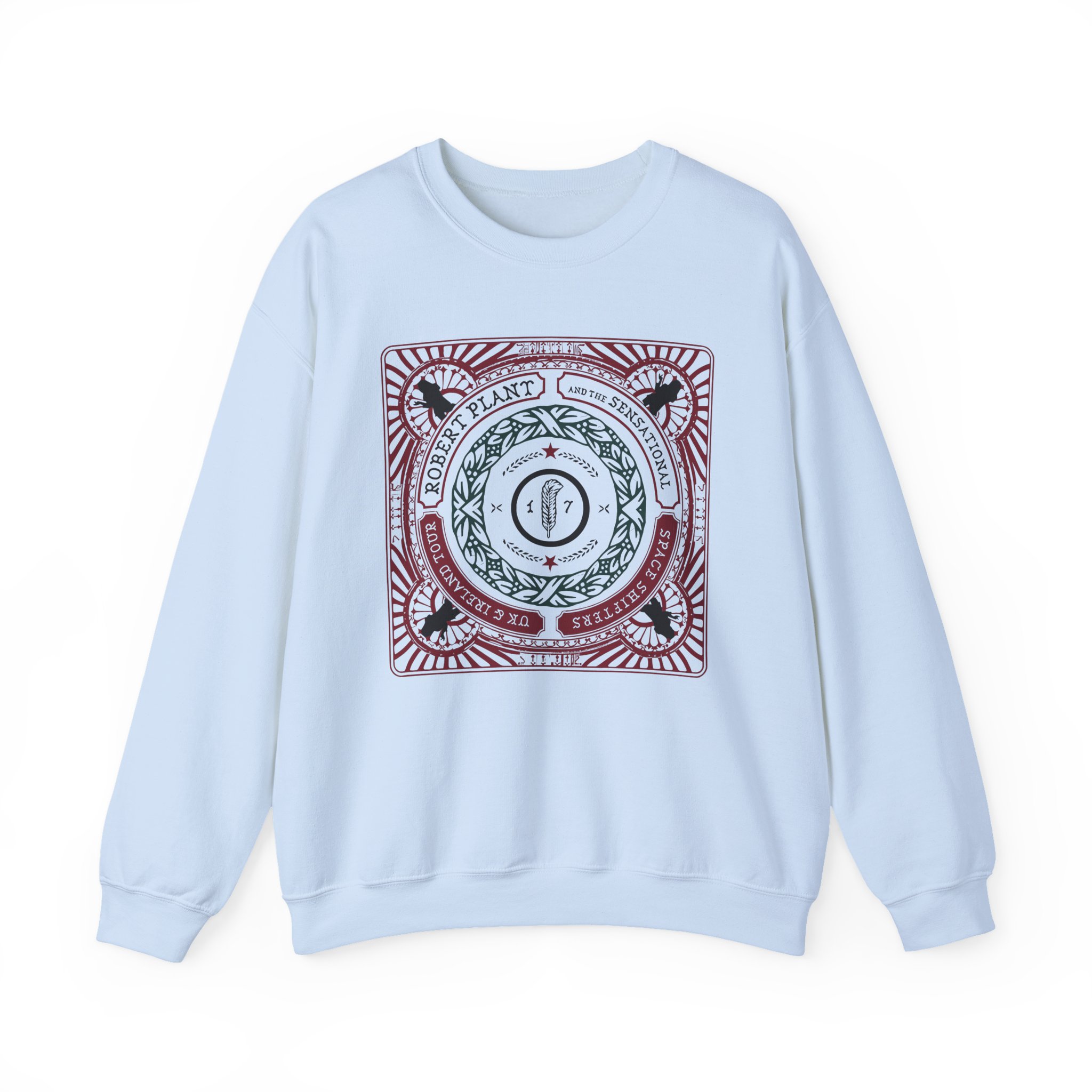 Robert Plant Retrographic Unisex Heavy Blendâ„¢ Crewneck Sweatshirt