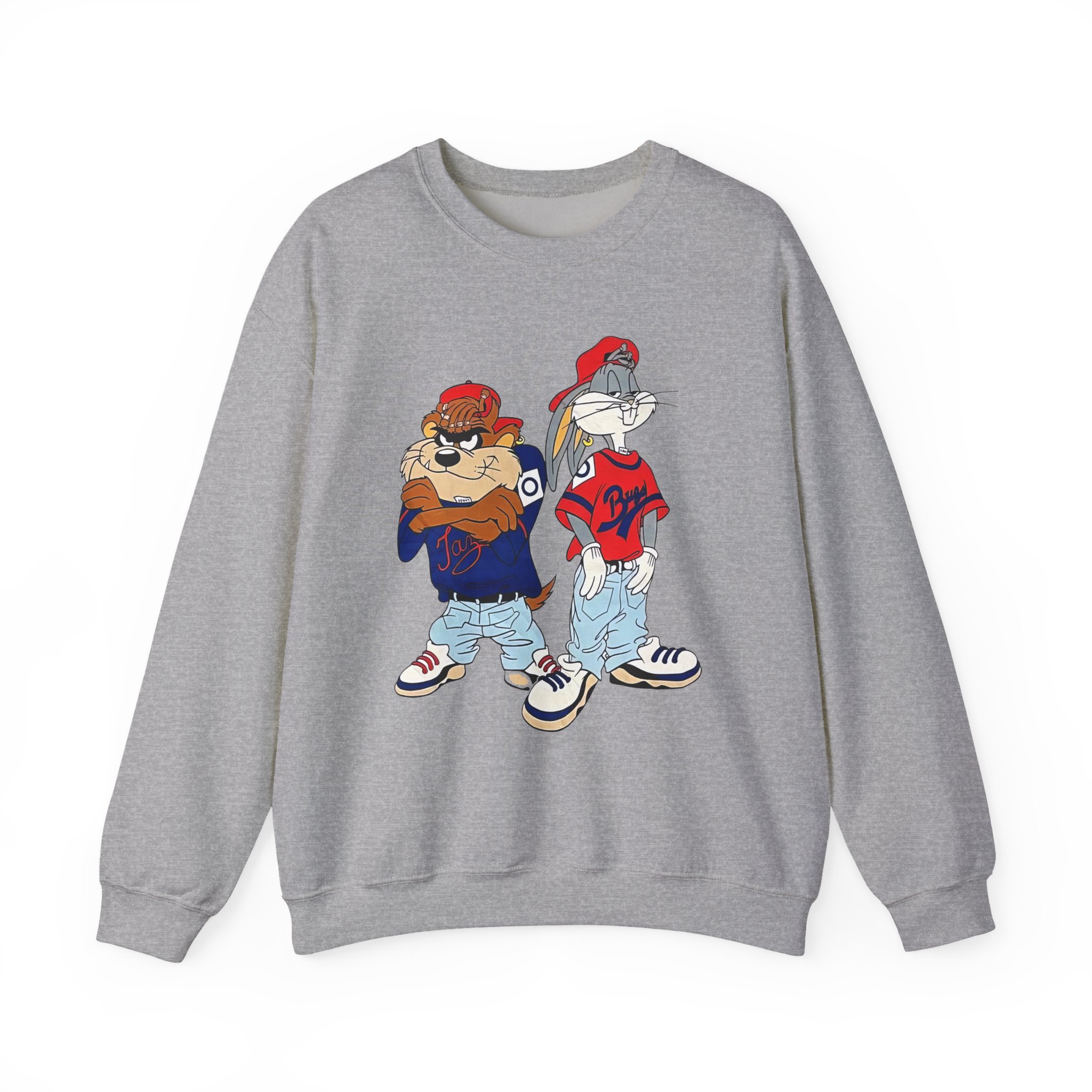 Vintage 90s Looney Tunes Bugs Taz Kris’s Kross Unisex Heavy Blend™ Crewneck Sweatshirt