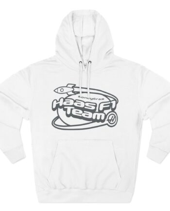 Haas F1 Team Rocketship Three-Panel Fleece Hoodie