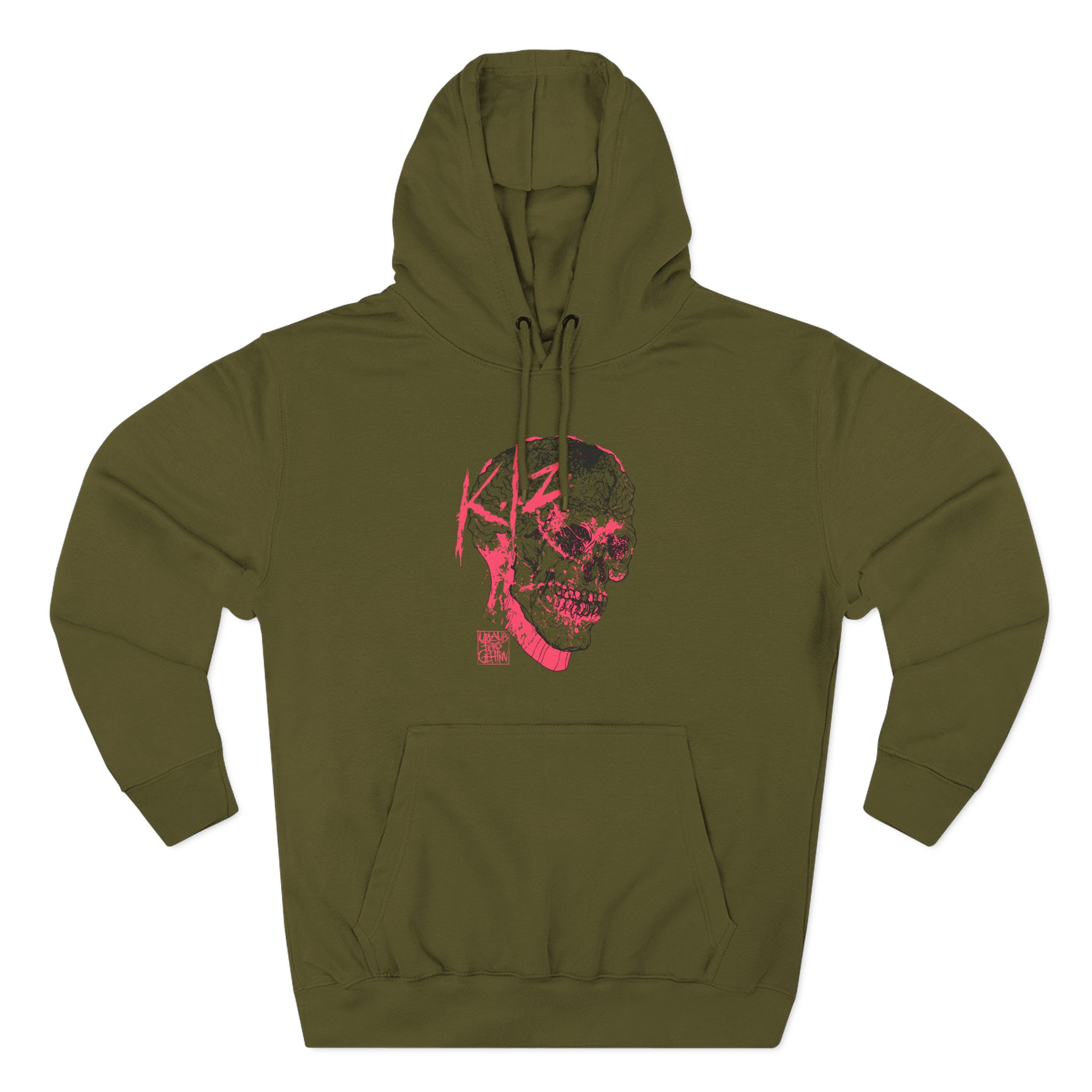 Kiz Brain Three-Panel Fleece Hoodie