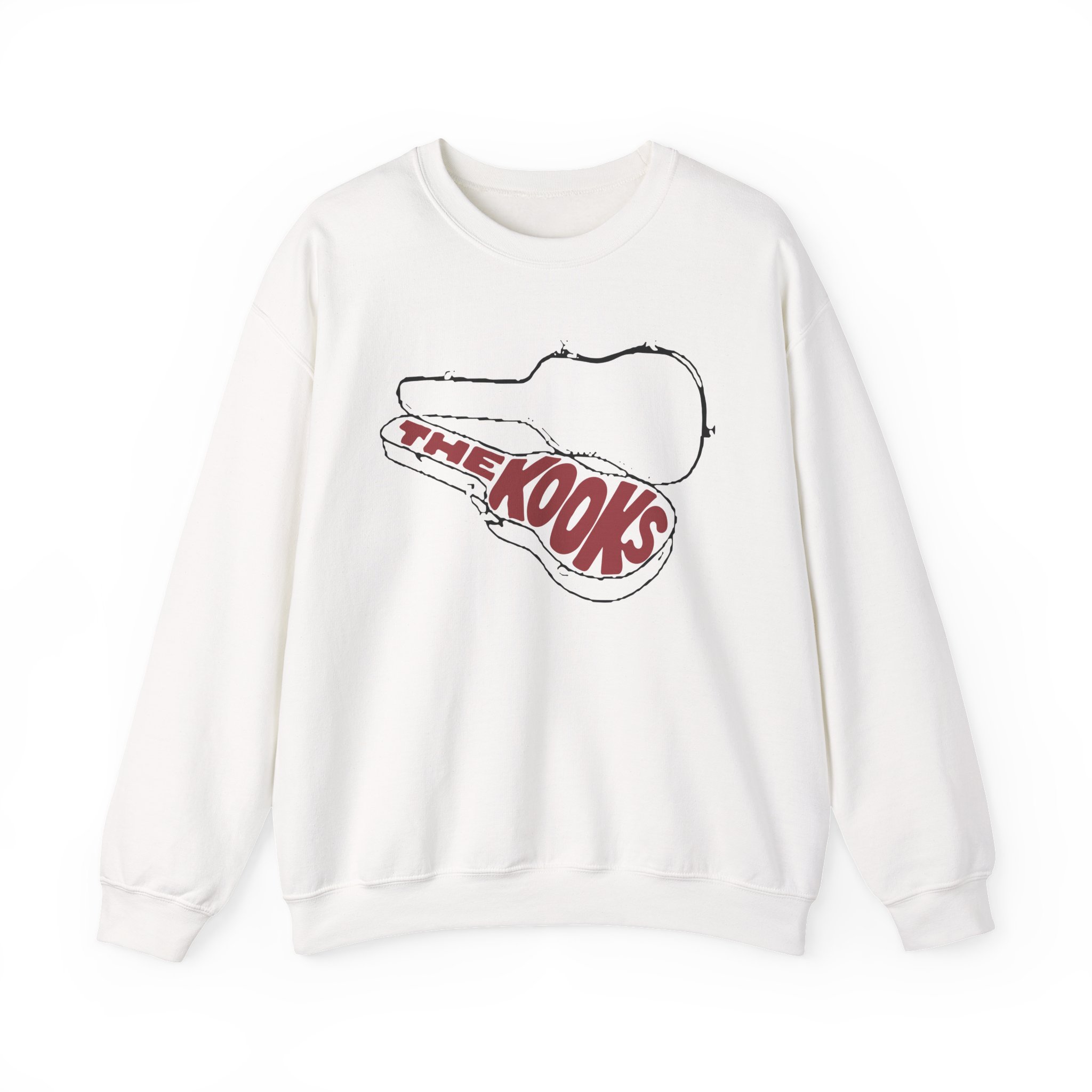 The Kooks Guitar Case Unisex Heavy Blendâ„¢ Crewneck Sweatshirt