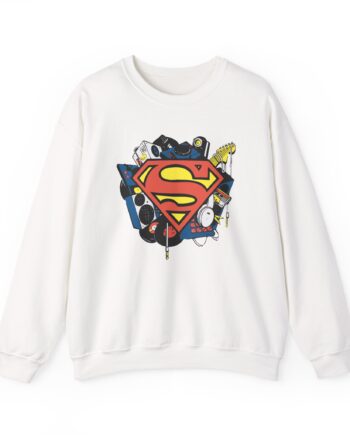 Kaskade X Superman Musician Unisex Heavy Blend™ Crewneck Sweatshirt