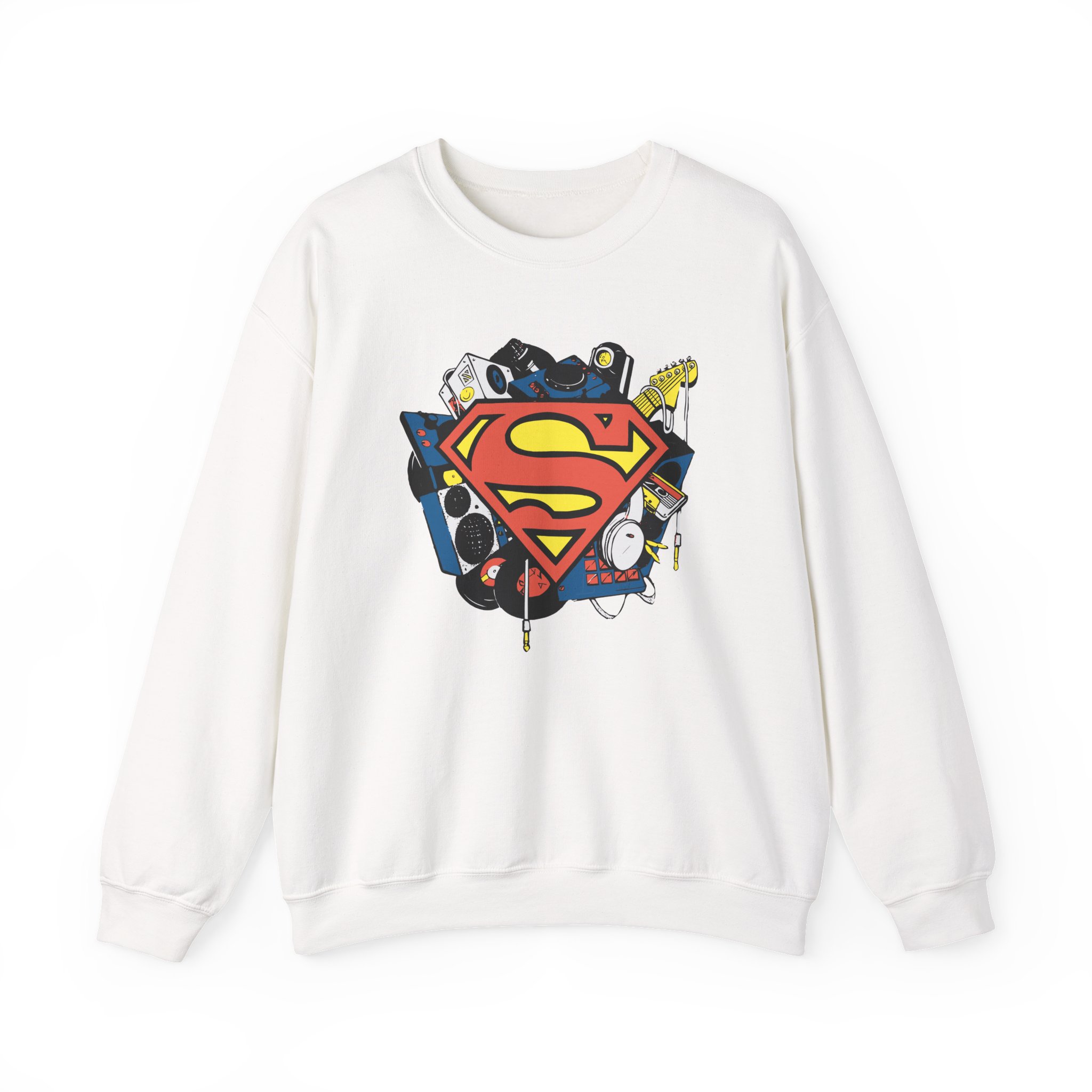 Kaskade X Superman Musician Unisex Heavy Blendâ„¢ Crewneck Sweatshirt