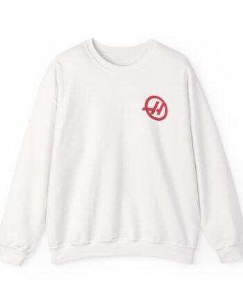 Haas F1 Small Logo Unisex Heavy Blend™ Crewneck Sweatshirt