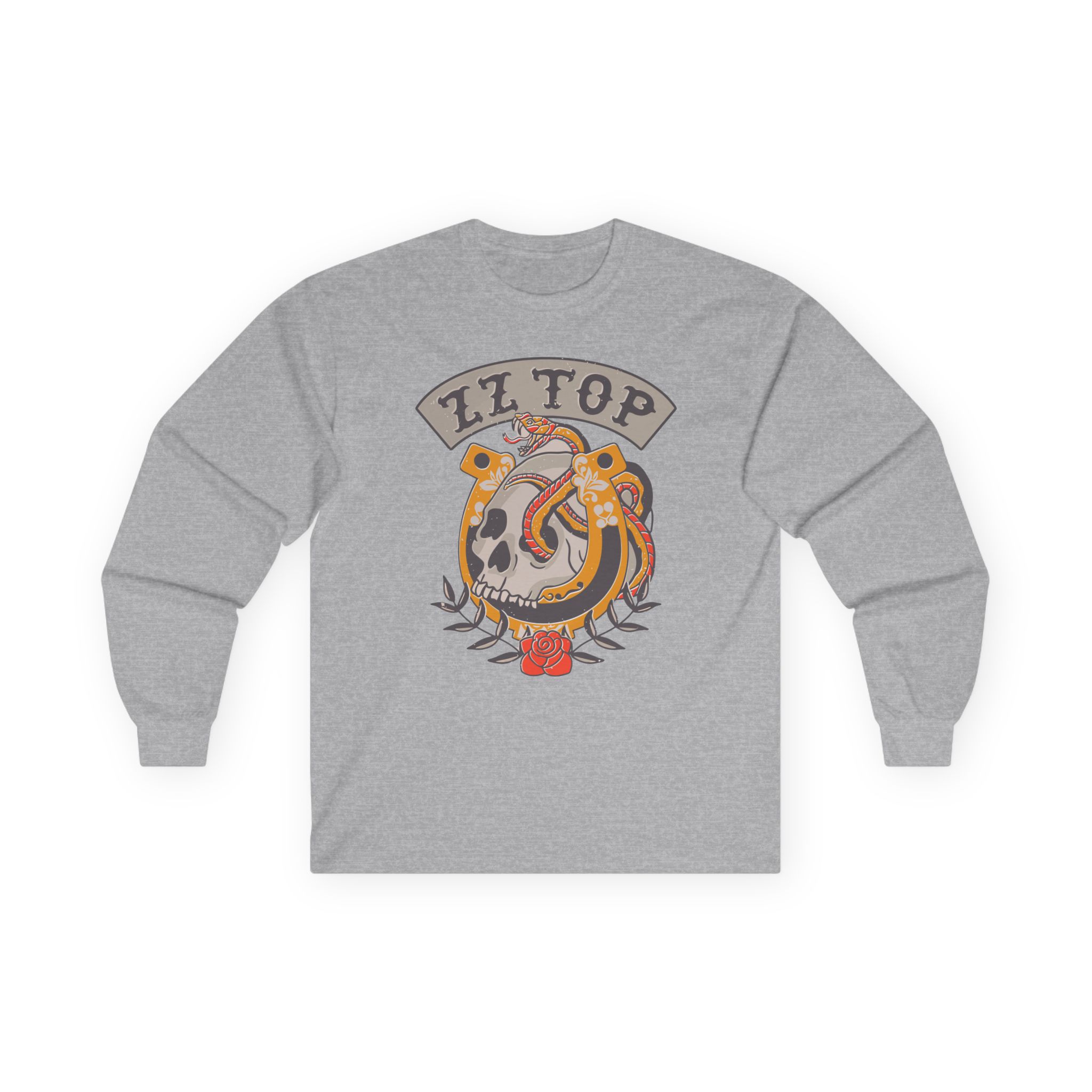 ZZ Top Skull Unisex Ultra Cotton Long Sleeve Tee