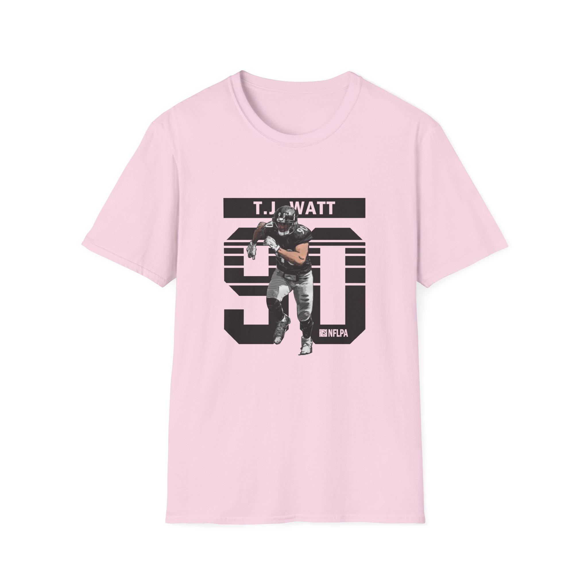 Tj Watt Grunge Unisex Softstyle T-Shirt