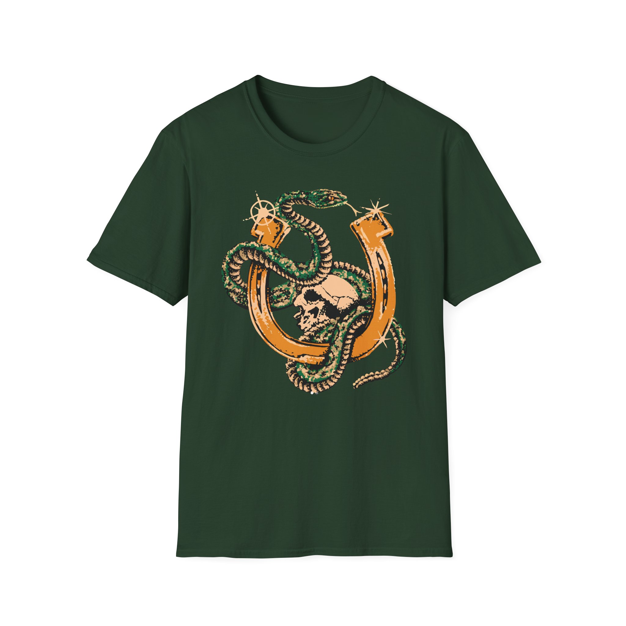 ZZ Top Snake Skull Unisex Softstyle T-Shirt