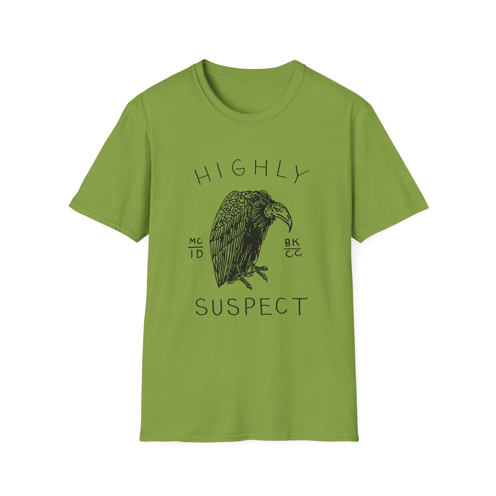 Highly Suspect Vulture Natural Unisex Softstyle T-shirt