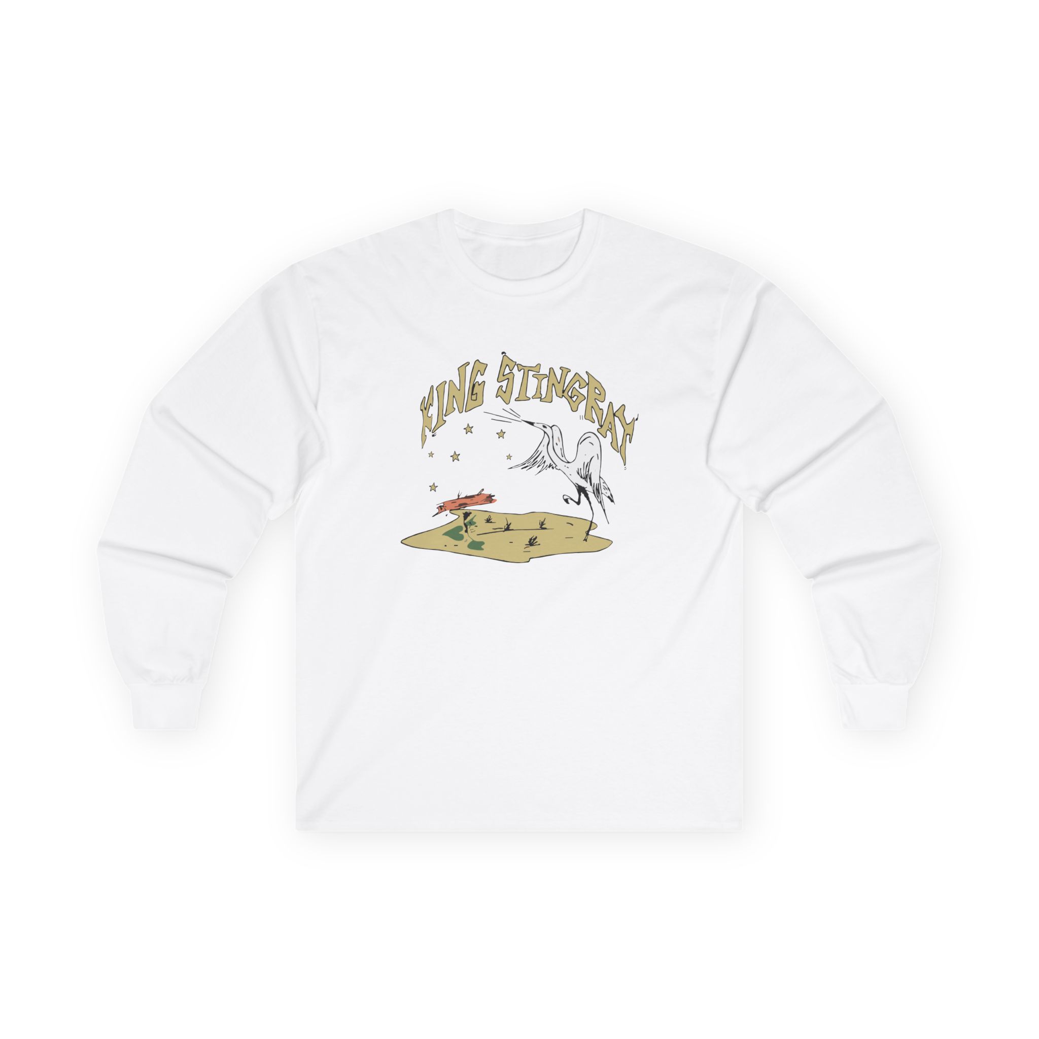 King Stingray Ivory Bird Unisex Ultra Cotton Long Sleeve Tee