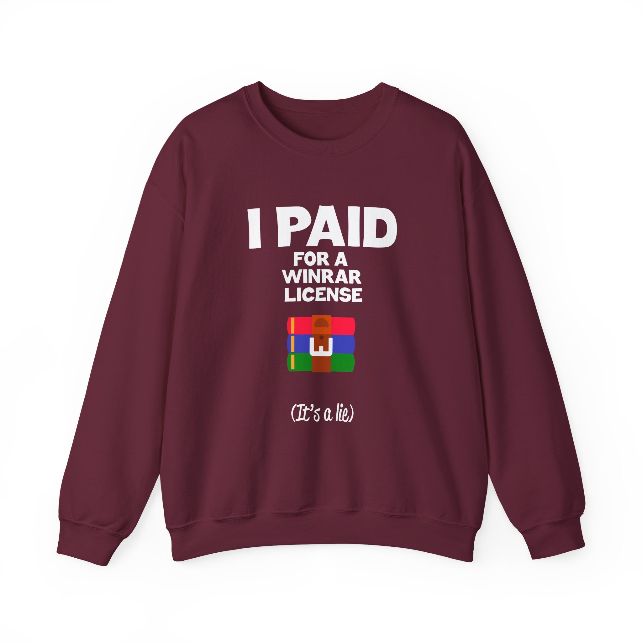Winrar I Paid for a License Unisex Heavy Blendâ„¢ Crewneck Sweatshirt