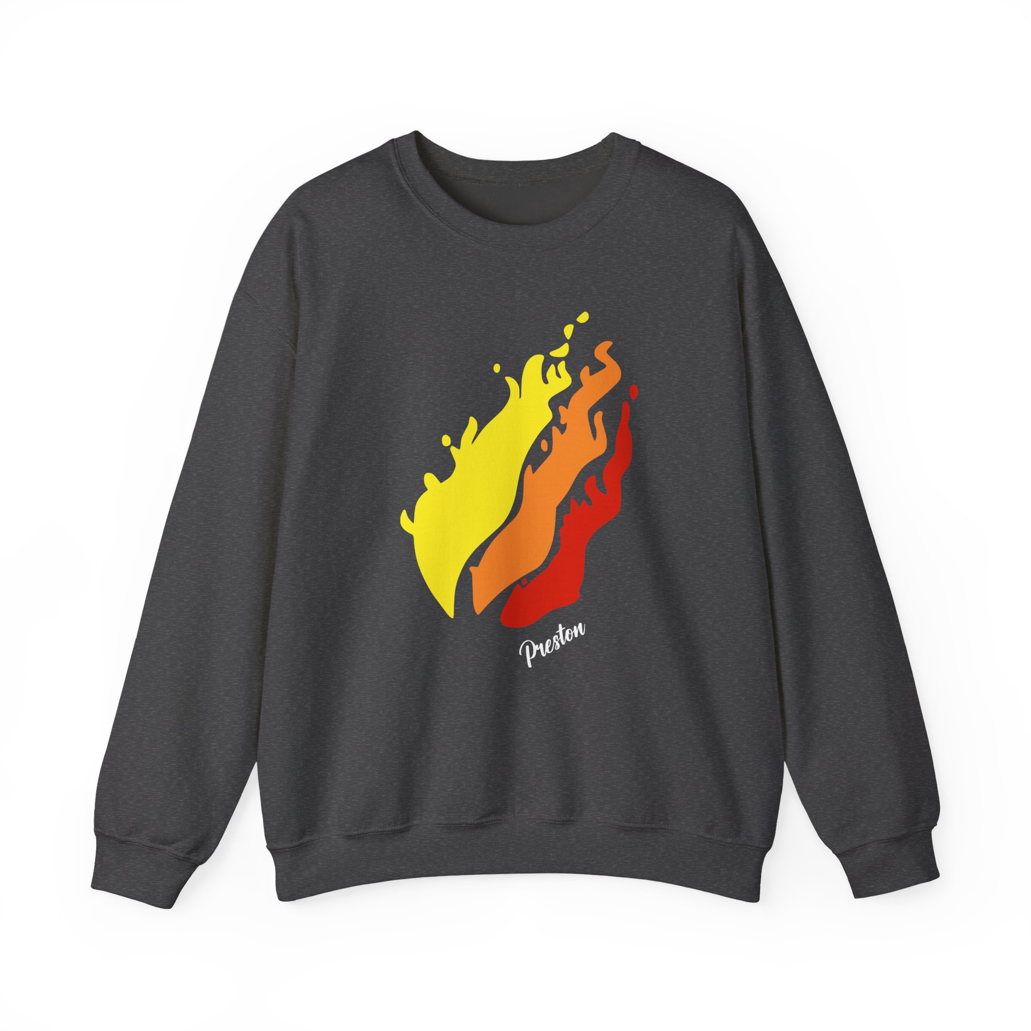 Preston Flame Unisex Heavy Blendâ„¢ Crewneck Sweatshirt