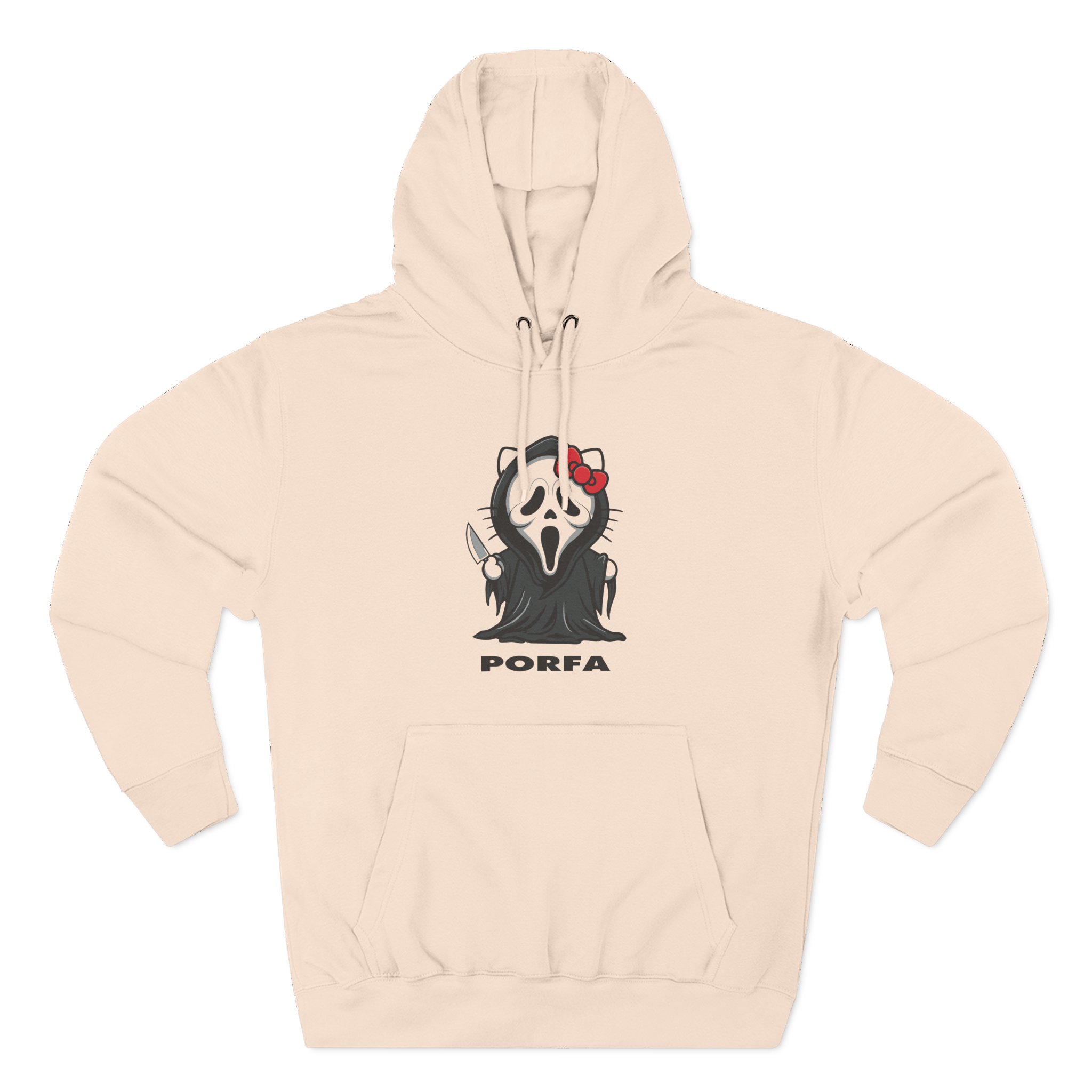 Porfa Scream Halloween Three-Panel Fleece Hoodie