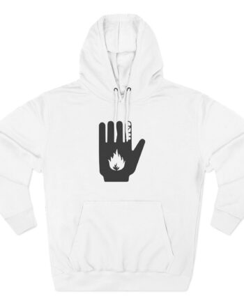 Massive Attack Ceasefire Now Msf Three-Panel Fleece Hoodie