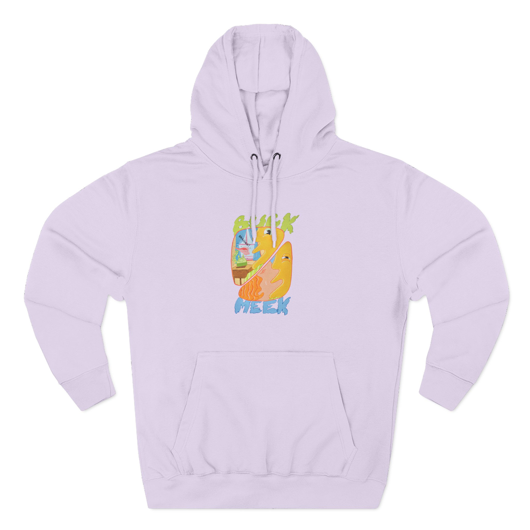 Adrianne Lenker Buck Meek Ringing Shell Three-panel Fleece Hoodie