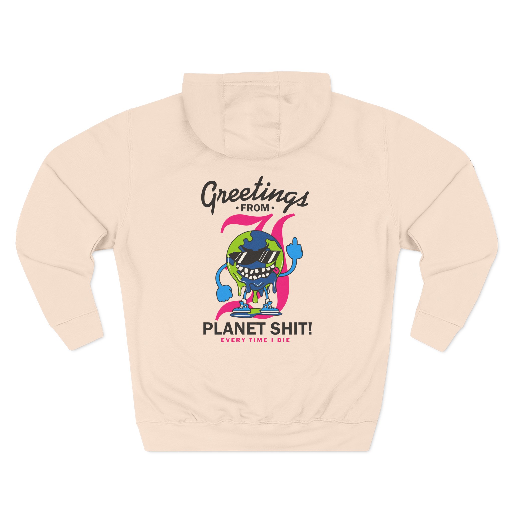 Every Time I Die Planet Three-panel Fleece Hoodie