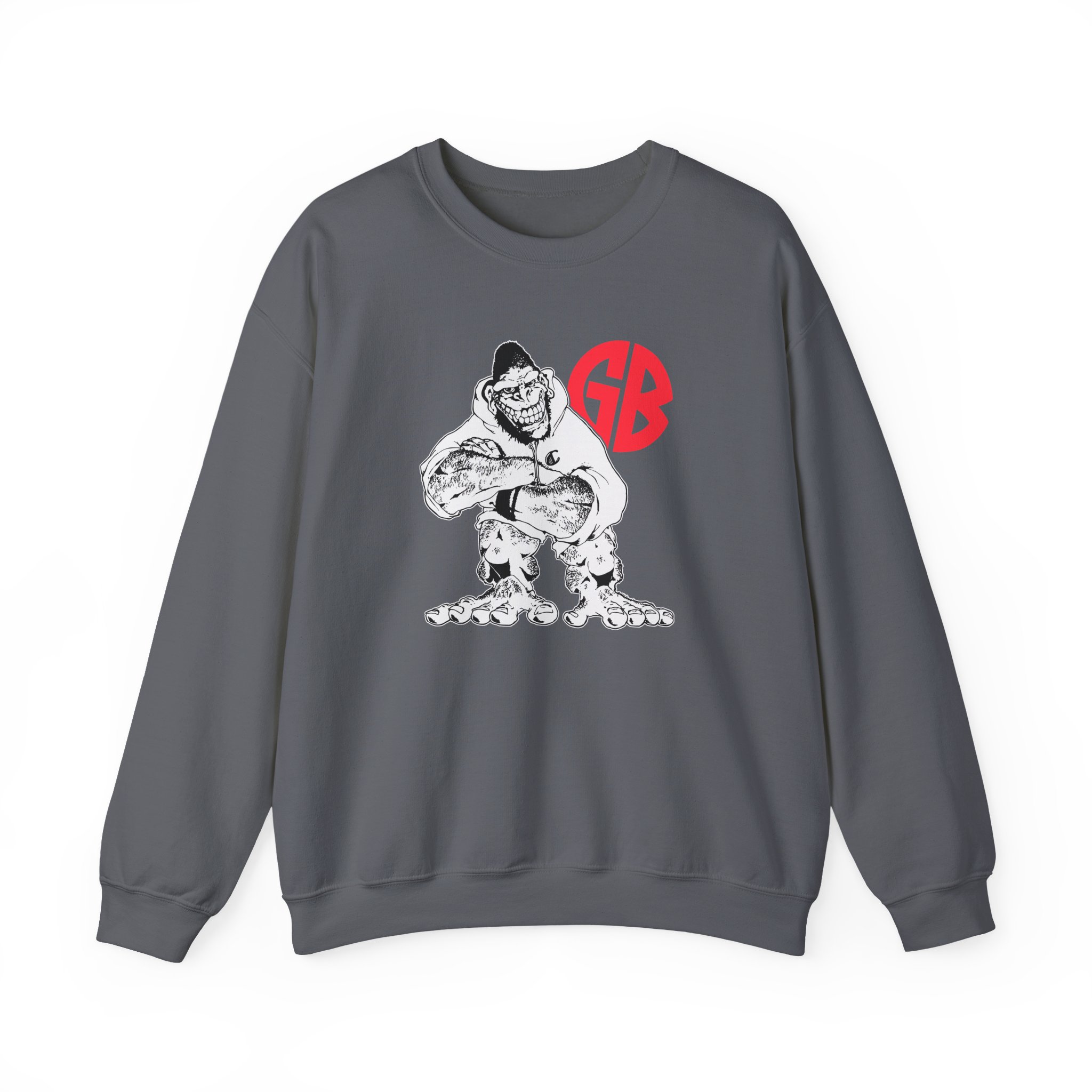 Gorilla Biscuits Big Gorilla Unisex Heavy Blendâ„¢ Crewneck Sweatshirt