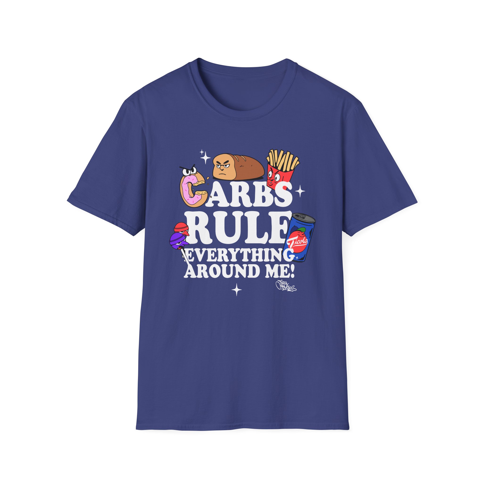 Method Man Carbs Rule Everything Around Me Unisex Softstyle T-Shirt