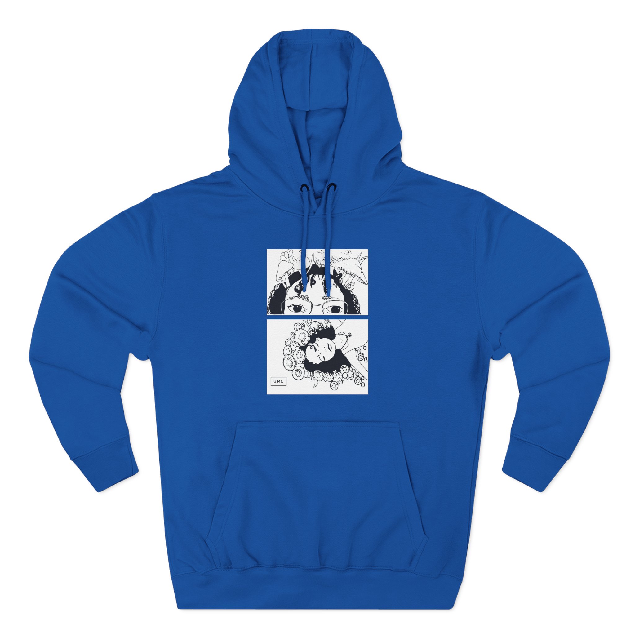 Umi Drawing Three-Panel Fleece Hoodie