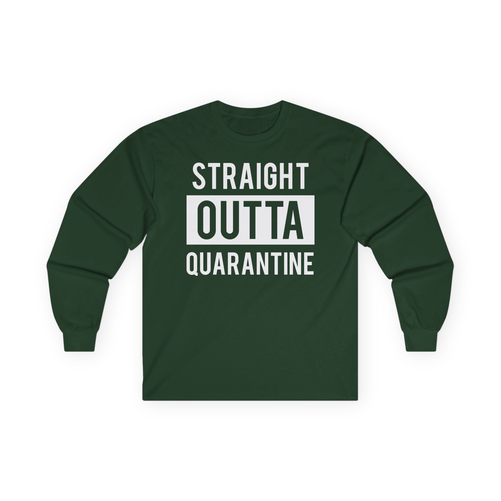 NWA Straight Outta Quarantine Unisex Ultra Cotton Long Sleeve Tee