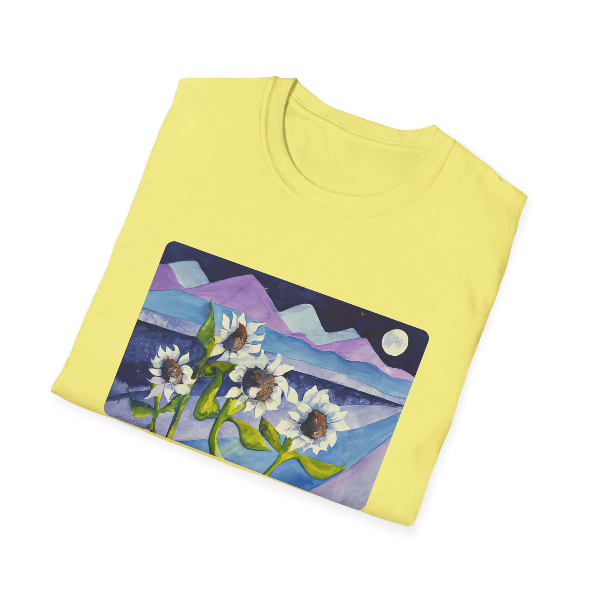 Adrianne Lenker Mema Moonflowers Unisex Softstyle T-shirt