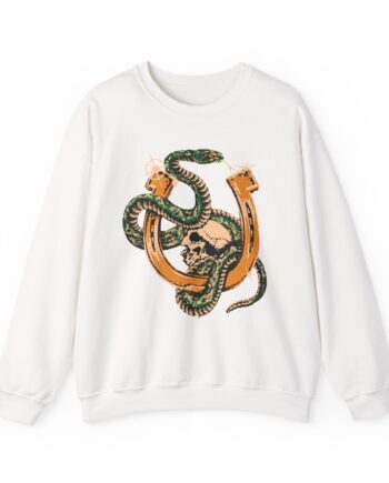 Zz Top Snake Skull Unisex Heavy Blend™ Crewneck Sweatshirt