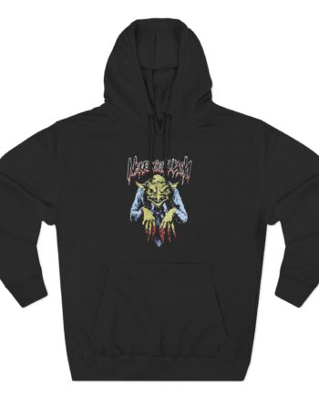 Nekrogoblikon Bloody Fingers Three-Panel Fleece Hoodie
