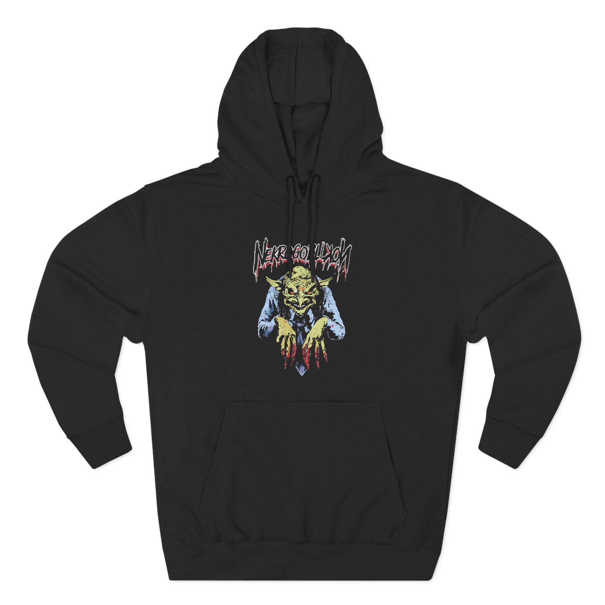 Nekrogoblikon Bloody Fingers Three-Panel Fleece Hoodie