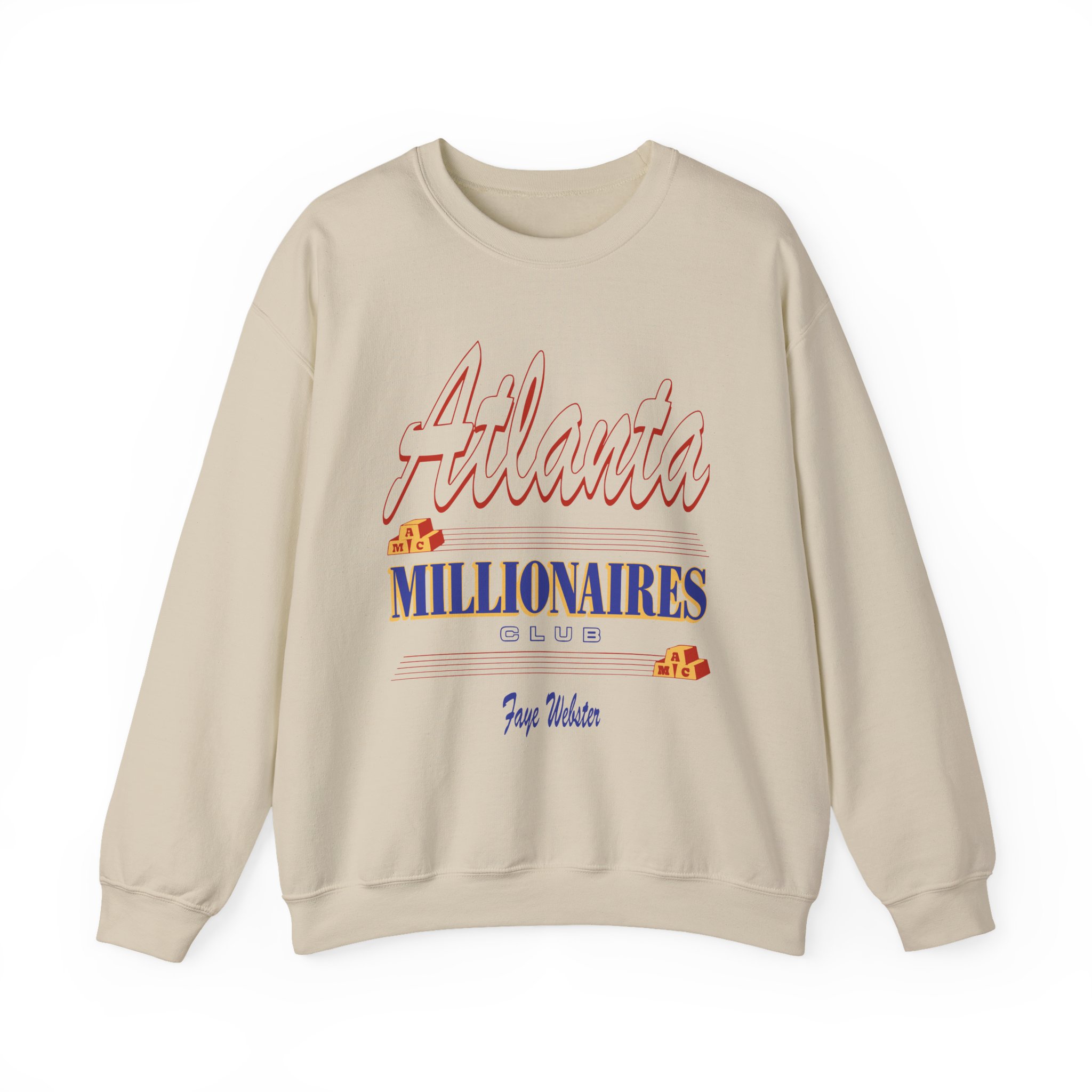 Faye Webster Atlanta Millionaires Club Unisex Heavy Blendâ„¢ Crewneck Sweatshirt